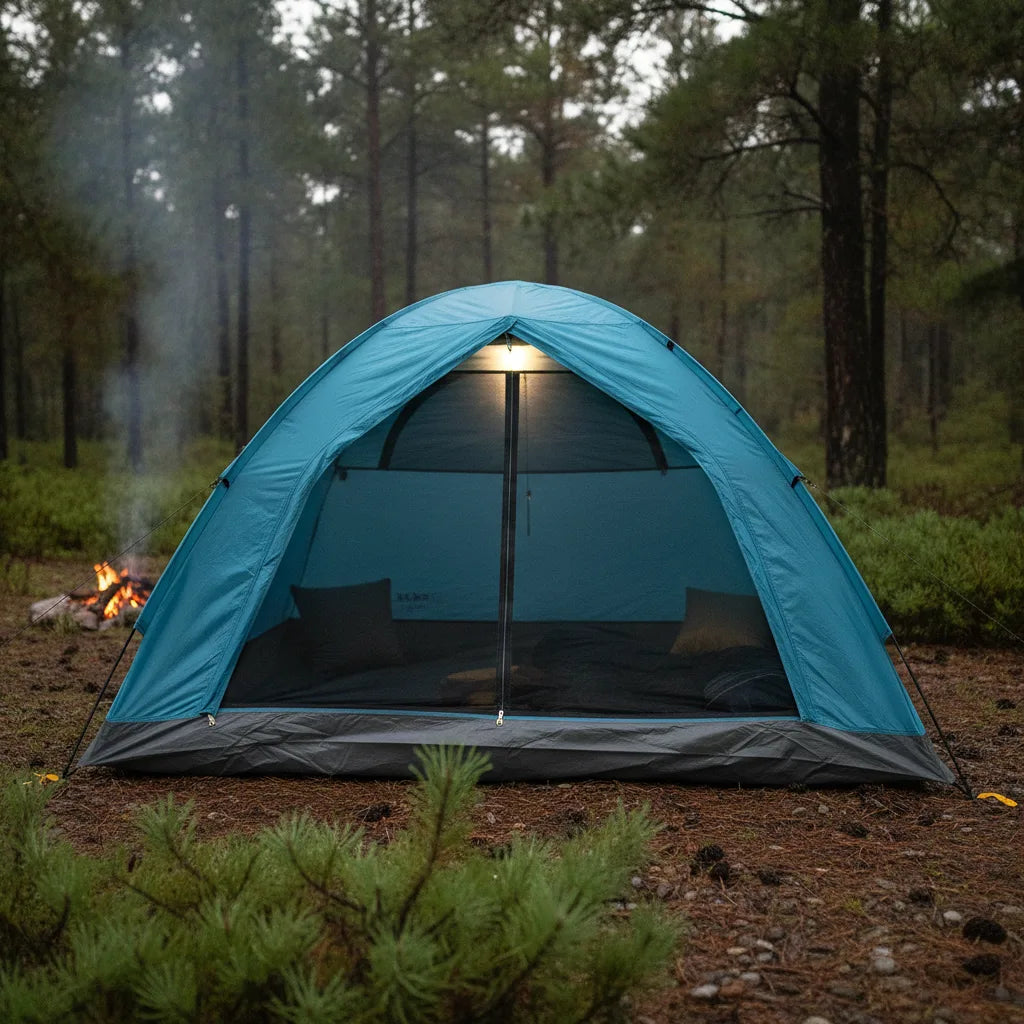 Tente Camping 2 Places Imperméable & Ventilée