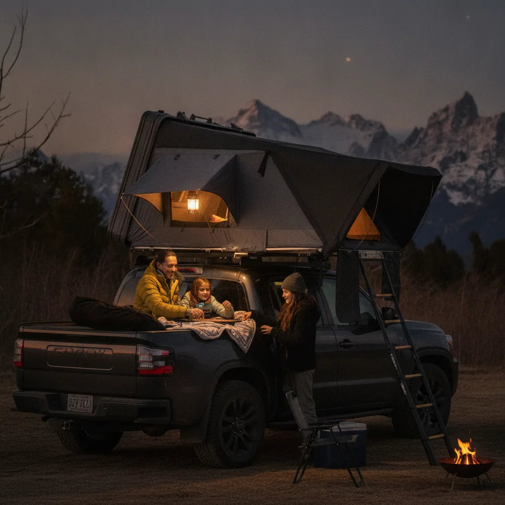 Tente de Toit Rigide 4 Places : Campement Rapide & Confortable