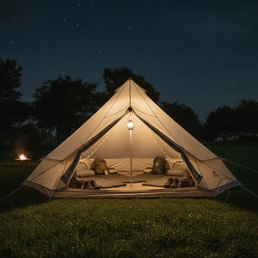 Tente Tipi 6 Personnes 4 Saisons - Confort & Robustesse