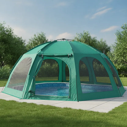 Tente Piscine Hors Sol XL - Abri Polyvalent Imperméable
