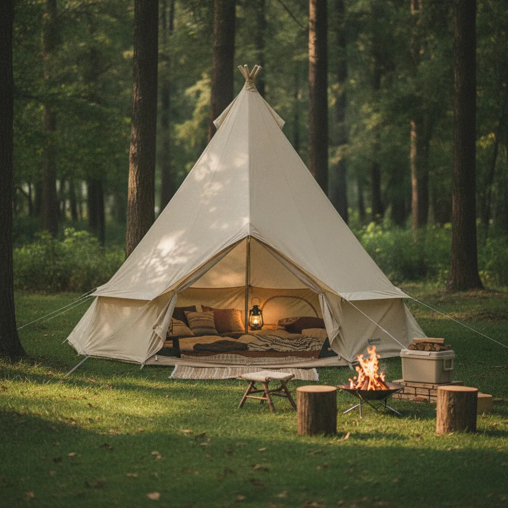Tente Tipi Beige Naturelle 2 Personnes