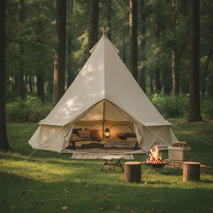 Tente Tipi Beige Naturelle 2 Personnes
