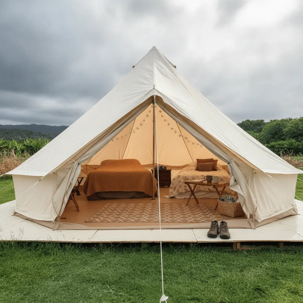 Tente Coton Familiale 5-8 Personnes - Confort & Aventure
