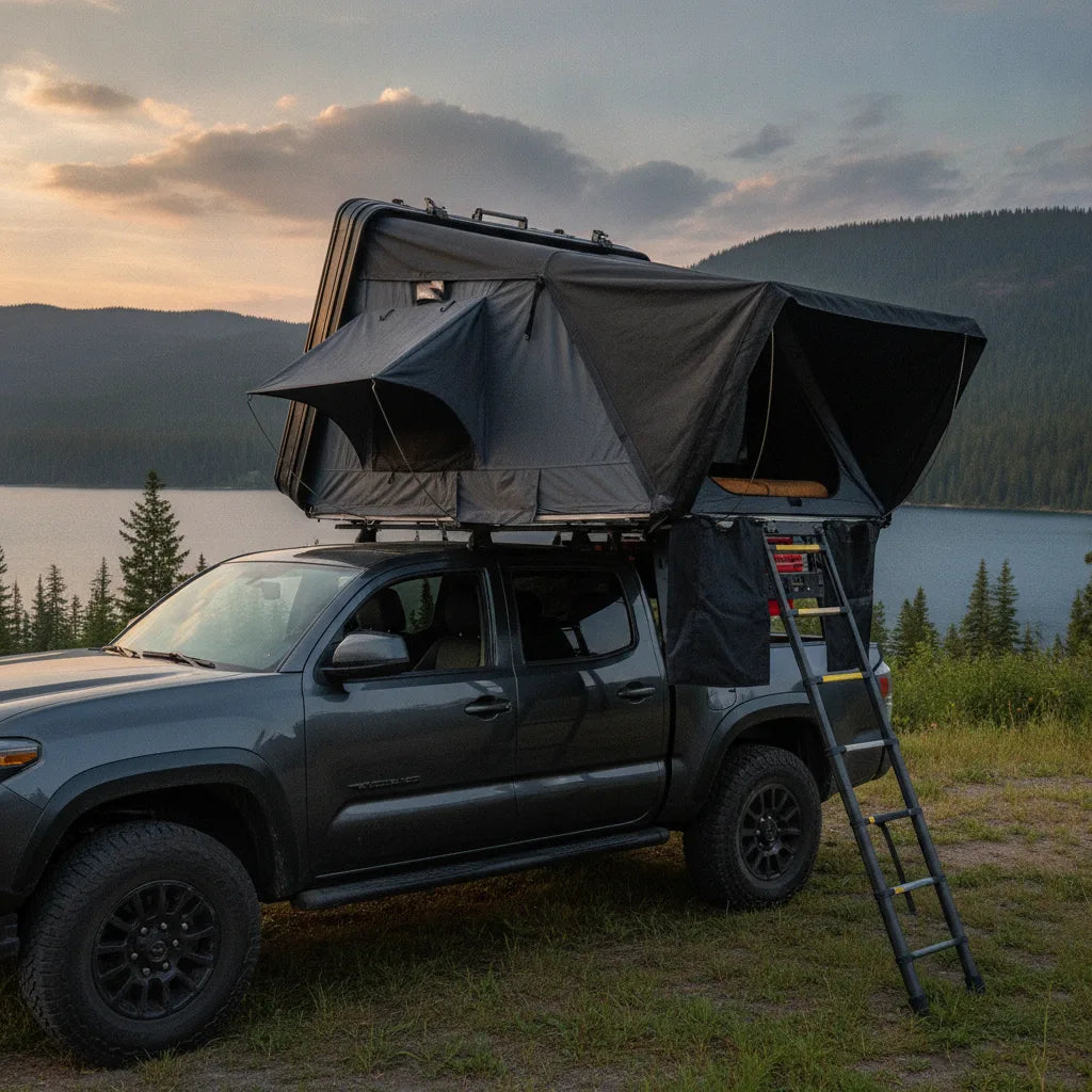 Tente de Toit Rigide 4 Places : Campement Rapide & Confortable