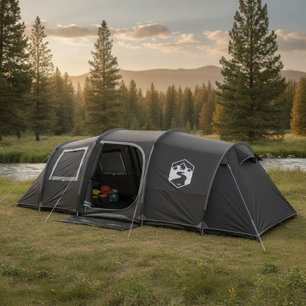 Tente Camping 5 Places 2 Chambres - Confort & Protection