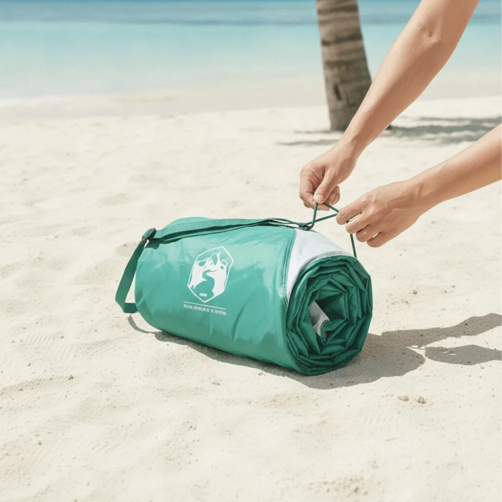 Tente Pop-Up Anti-UV 4 Personnes Vert d'Eau