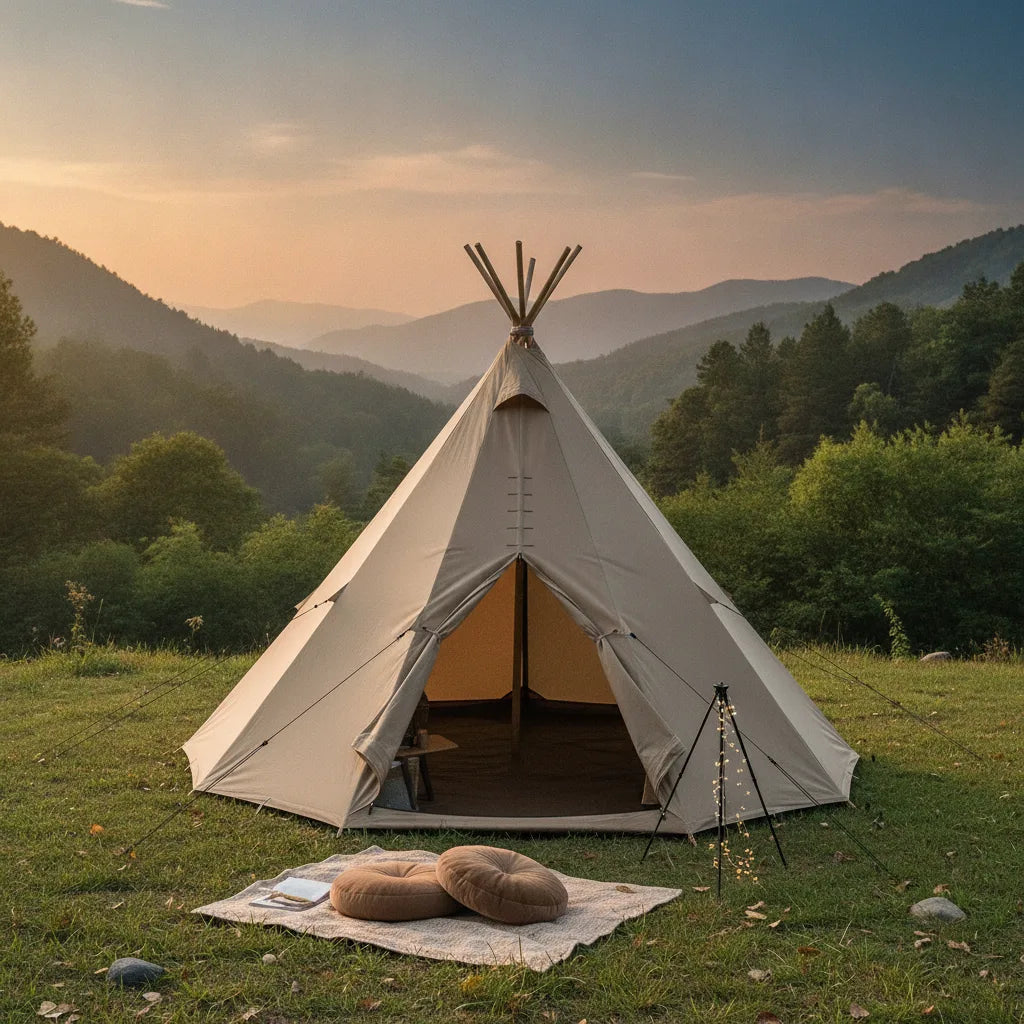 Tente Indienne Tipi 3-4 Places - Camping 4 Saisons