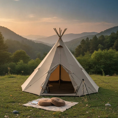Tente Indienne Tipi 3-4 Places - Camping 4 Saisons