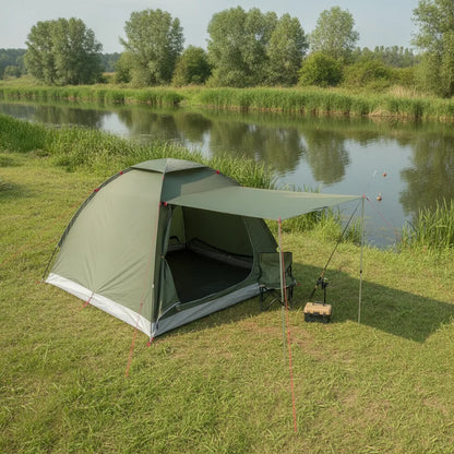 Tente de Pêche 2 Places Confortable et Stable