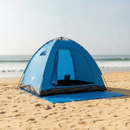 Tente de plage anti-UV 2-3 personnes déploiement rapide