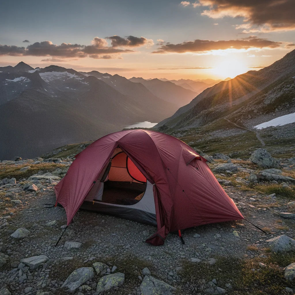 Tente Trekking 3 Places Ultra-Légère 4 Saisons