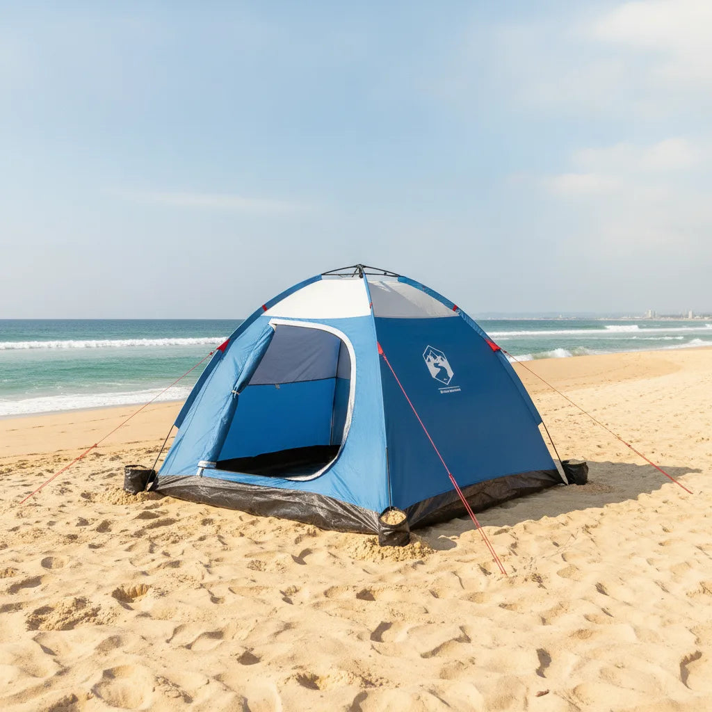 Tente de plage 4 personnes : Ombre & Confort Instantanés