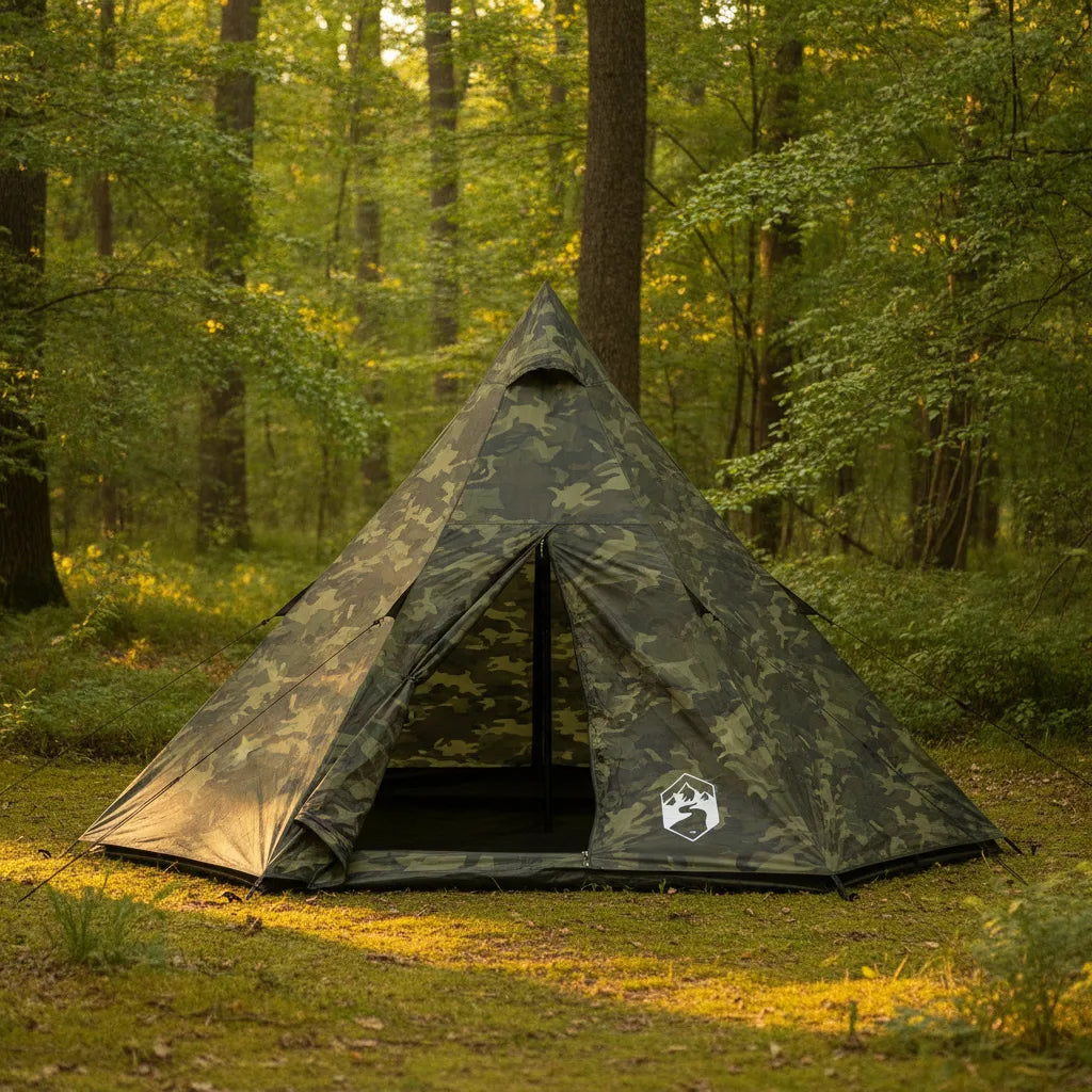 Tente Tipi Militaire 6 Personnes Imperméable