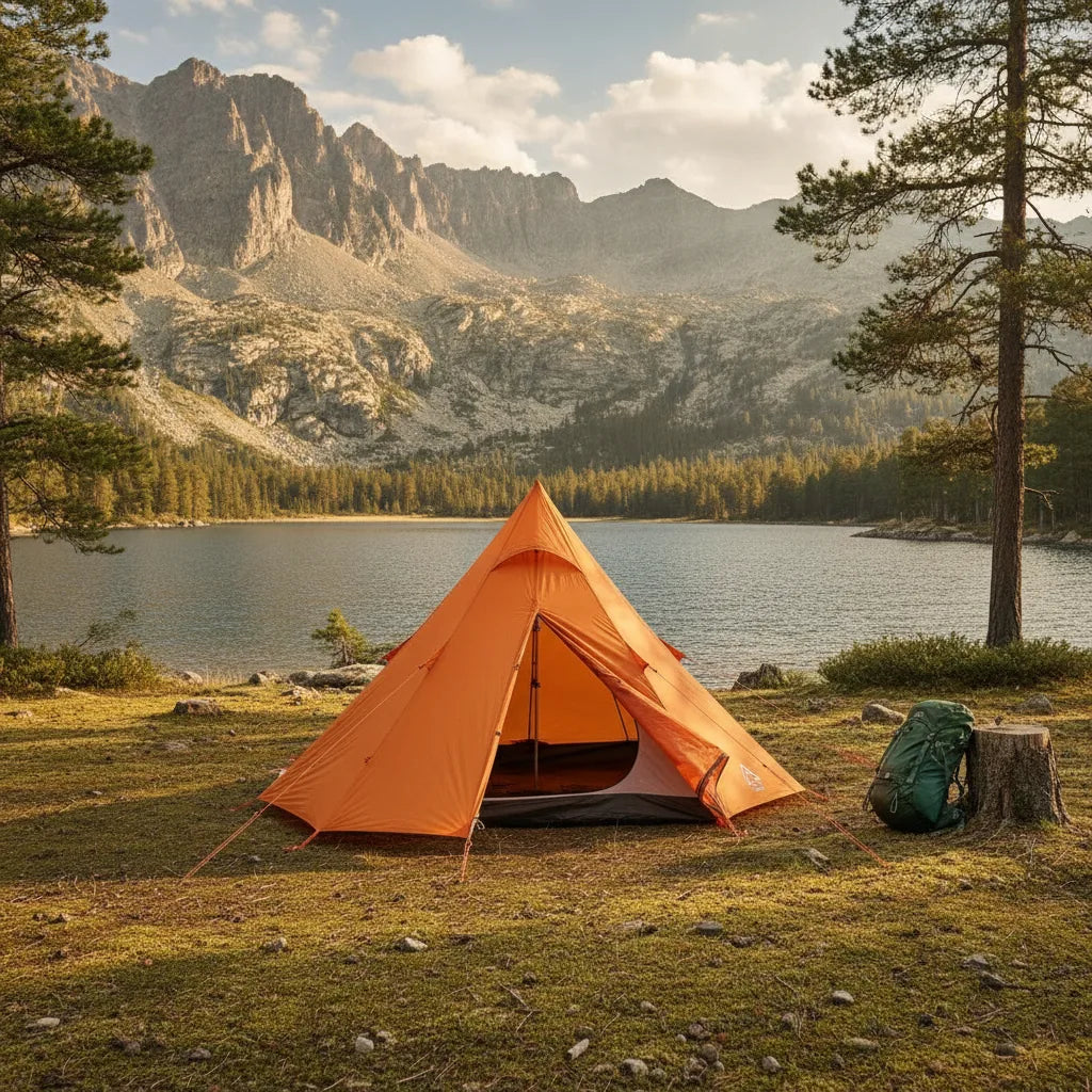 Tente Tipi Solo 4 Saisons Orange