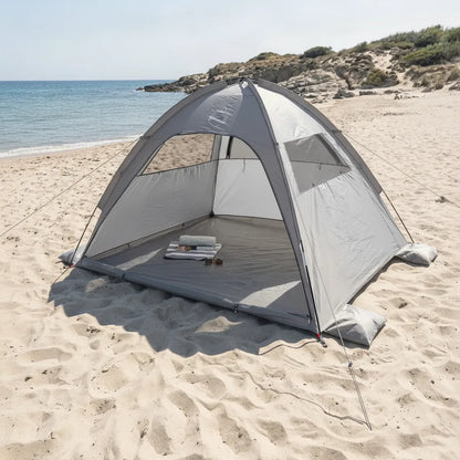 Tente de Plage 3-4 Personnes - Abri Solaire & Vent