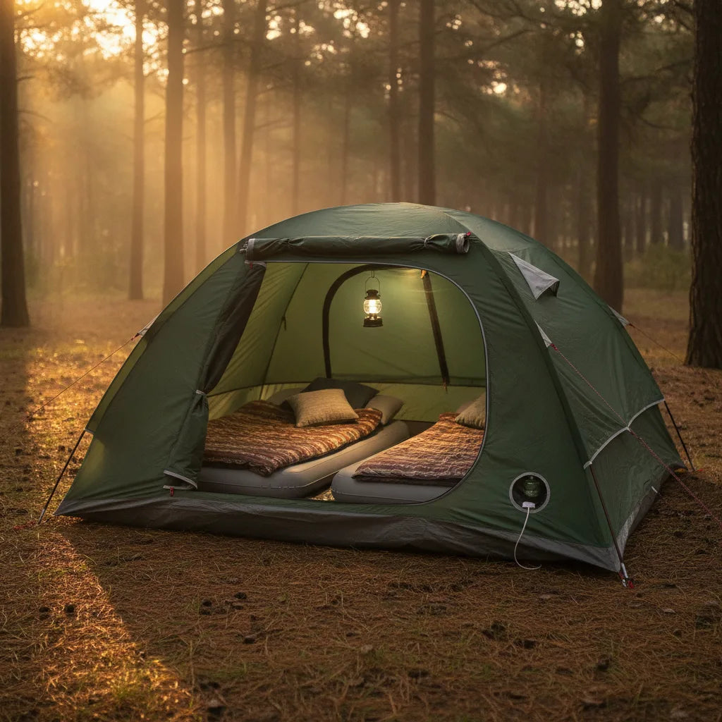 Tente Dôme 4 Personnes Camping Confortable