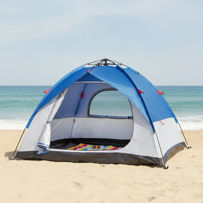 Tente de plage anti-UV 2-3 personnes déploiement rapide