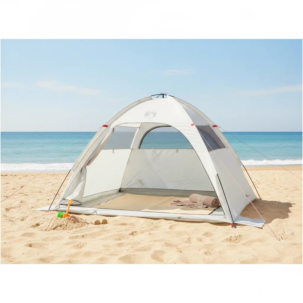 Tente de Plage 3-4 Personnes - Abri Solaire & Vent