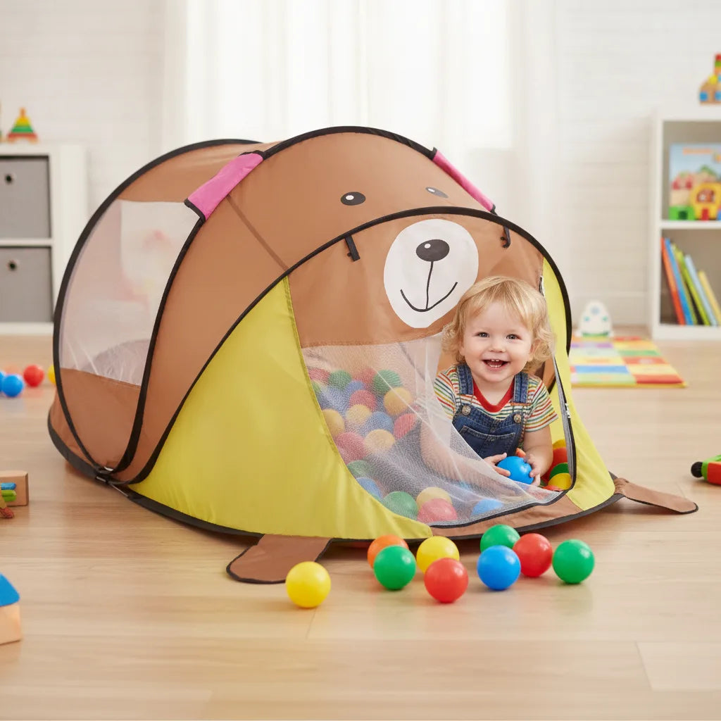 Tente Pop Up Enfant : Aire de Jeu & Cabane Magique