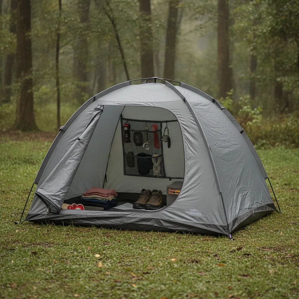 Tente de Stockage Camping Organisée 9 Compartiments
