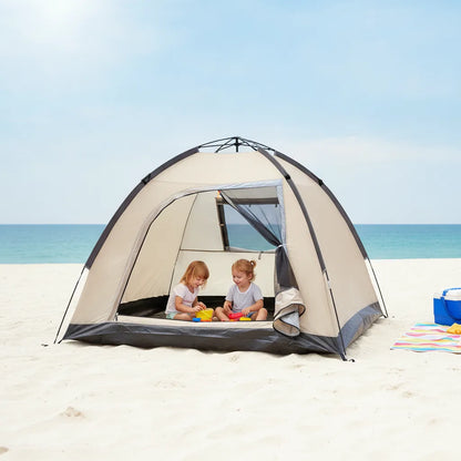 Tente de plage anti-UV UPF 50+ légère