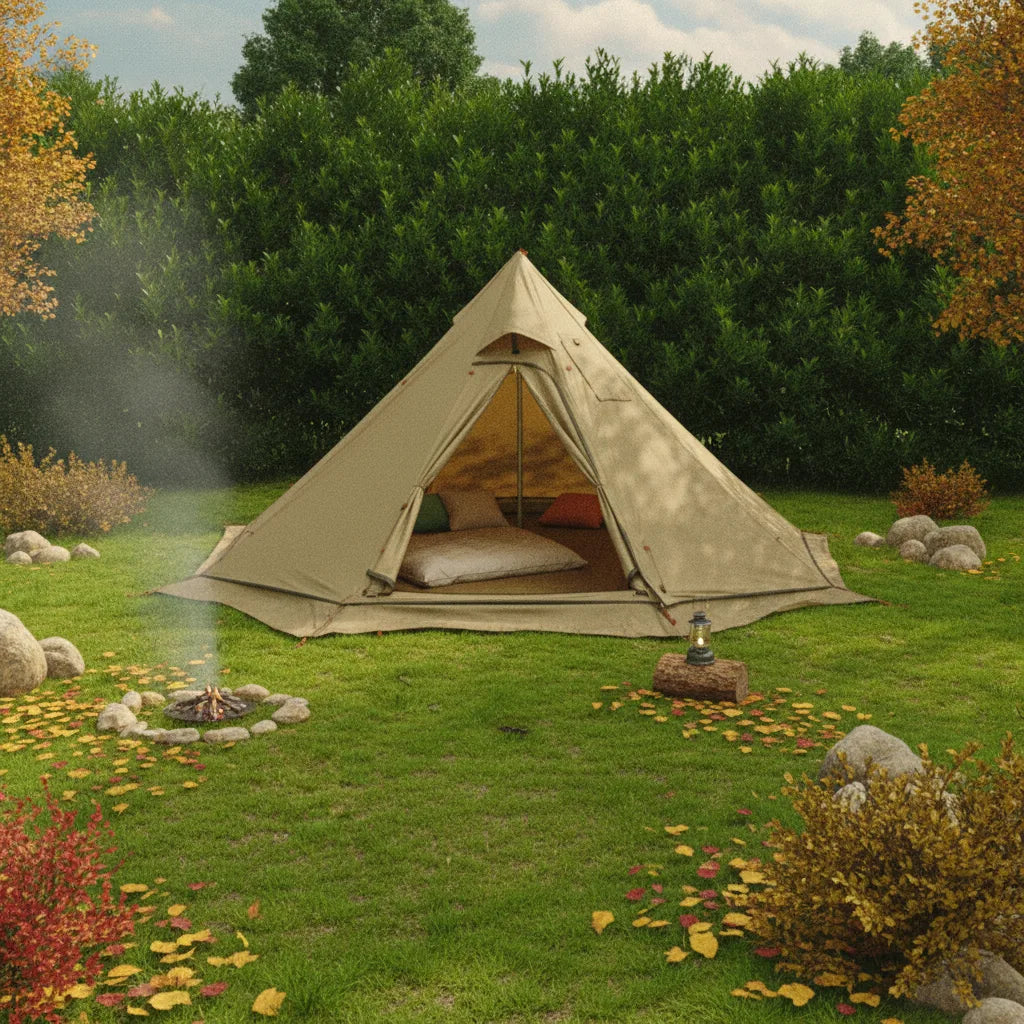 Tente Tipi 6 Personnes 4 Saisons - Confort & Robustesse