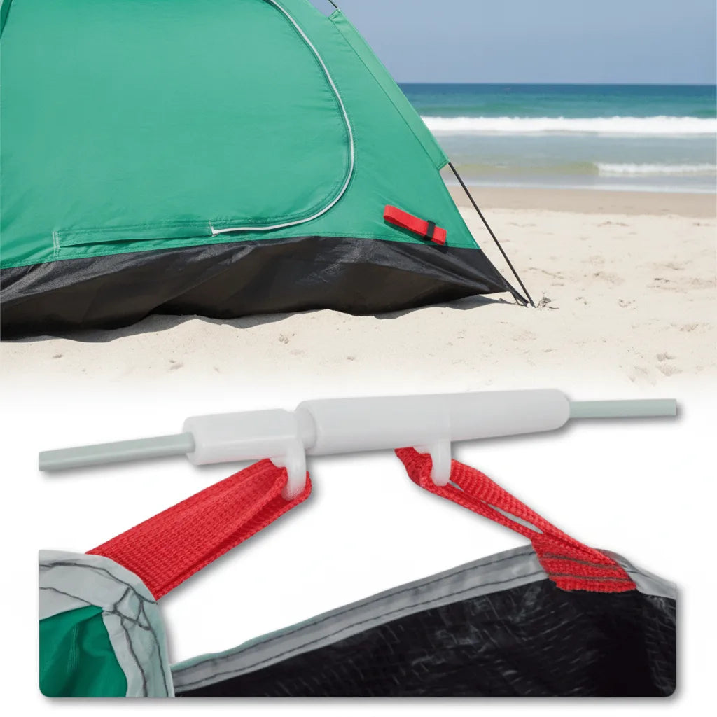 Tente Pop-Up Anti-UV 4 Personnes Vert d'Eau