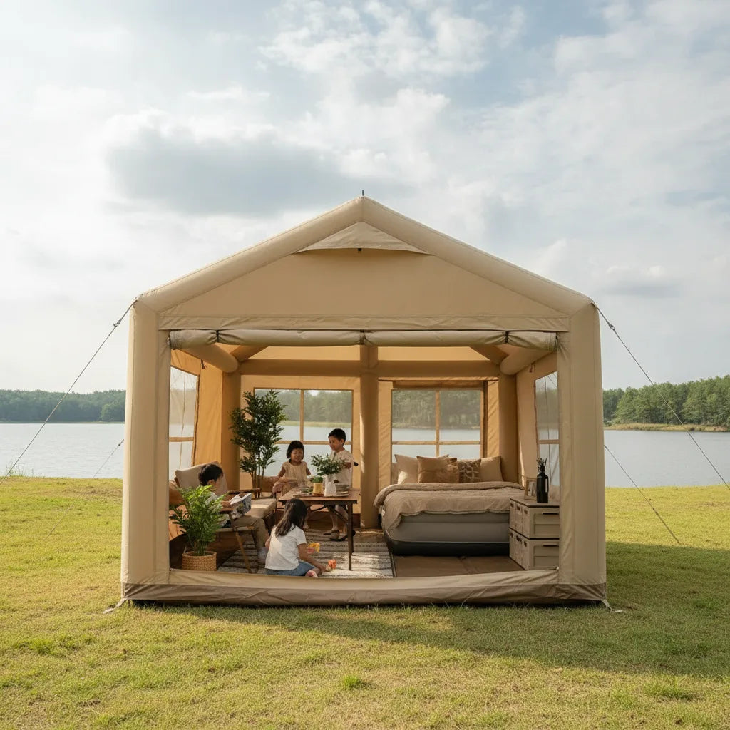 Tente Gonflable Maison 4P - Glamping Premium