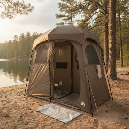 Tente de Douche Camping Polyvalente 2 Compartiments
