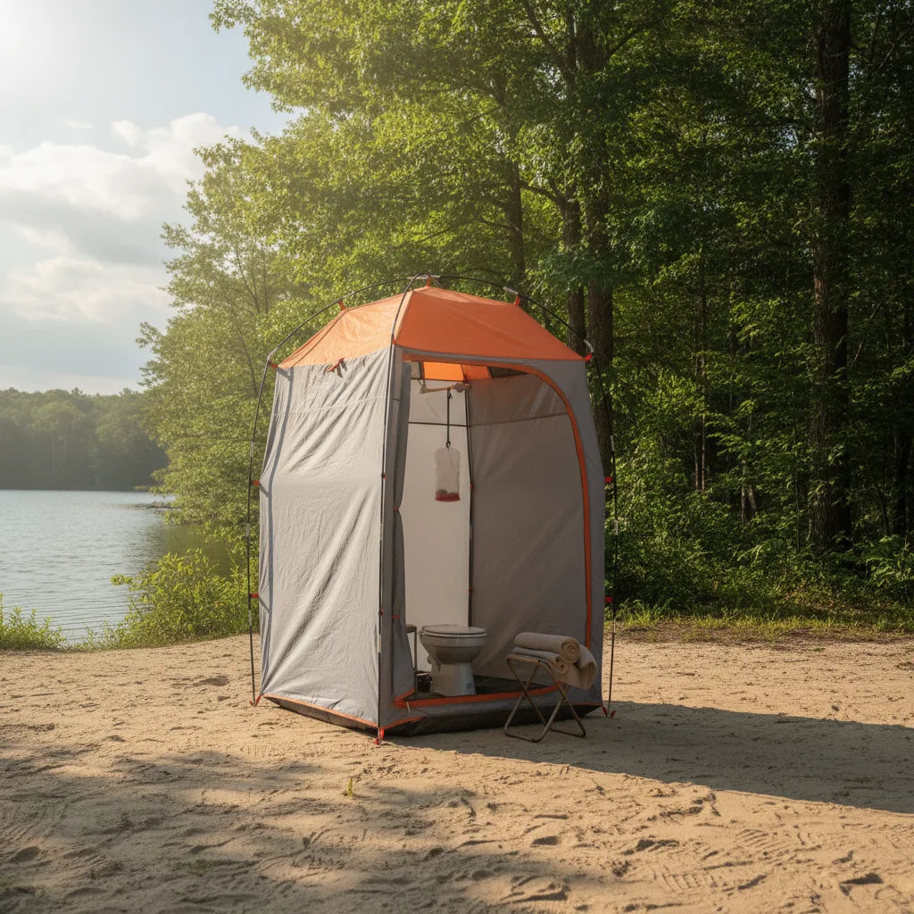 Tente de Toilette Camping Nomade - Intimité & Confort Extérieur