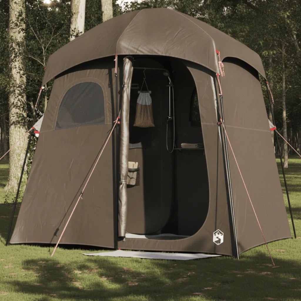 Tente de Douche Camping Polyvalente 2 Compartiments