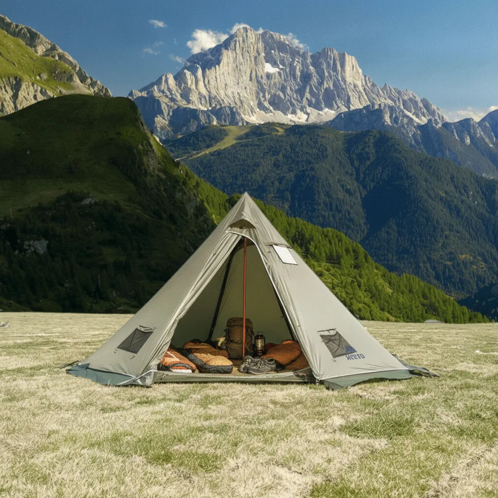 Tente Tipi 6 Personnes 4 Saisons - Confort & Robustesse