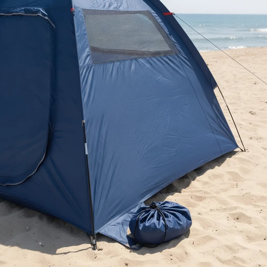 Tente de Plage 3-4 Personnes - Abri Solaire & Vent