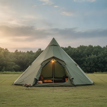 Tente Tipi 6 Personnes 4 Saisons - Confort & Robustesse