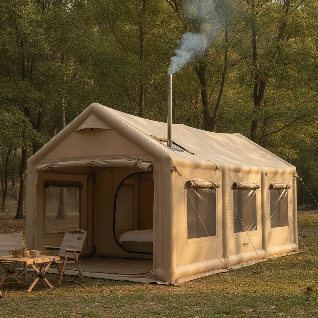 Tente Gonflable Maison 4P - Glamping Premium