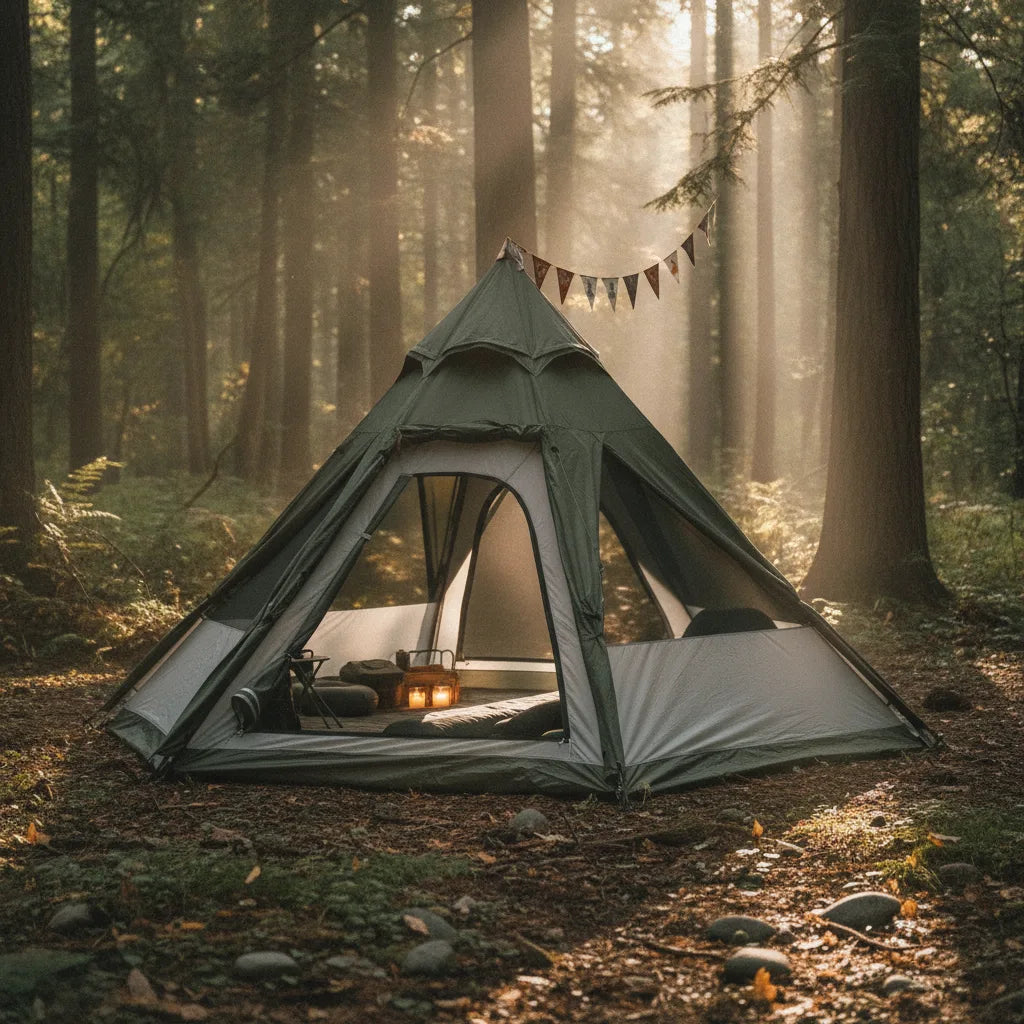 Tente Tipi 4 Places Spacieuse et Imperméable