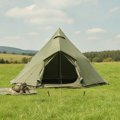 Tente Tipi 6 Personnes 4 Saisons - Confort & Robustesse