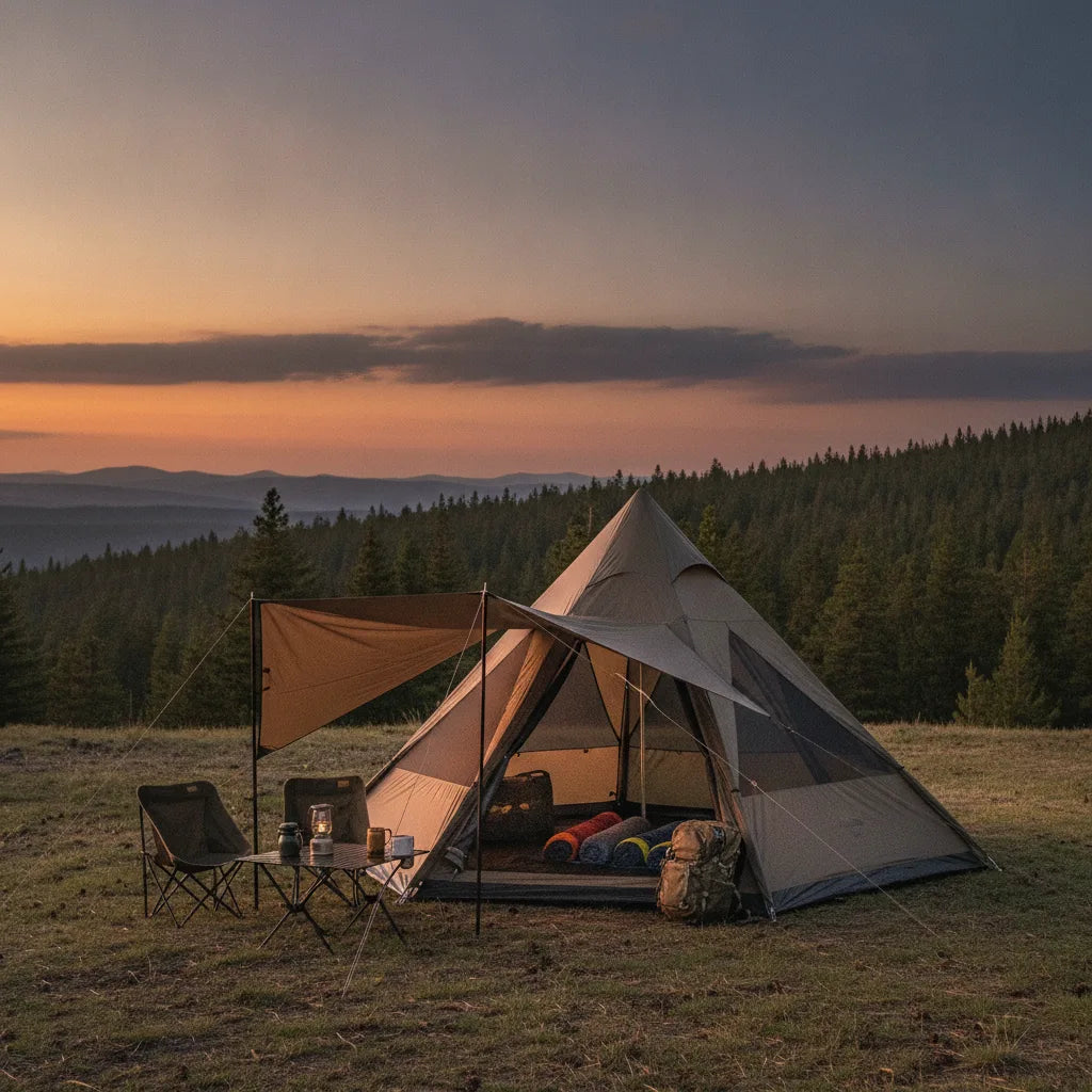 Tente Tipi 4 Places Spacieuse et Imperméable