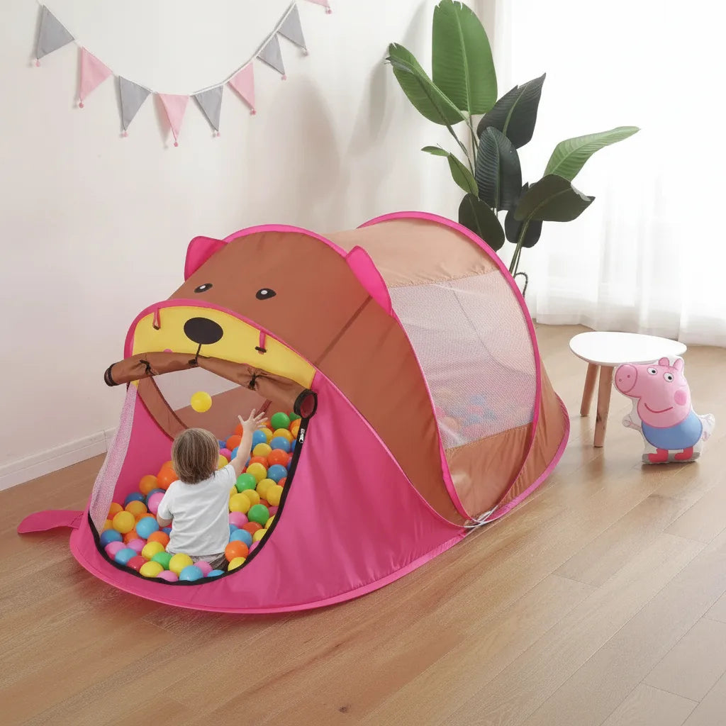 Tente Pop Up Enfant : Aire de Jeu & Cabane Magique