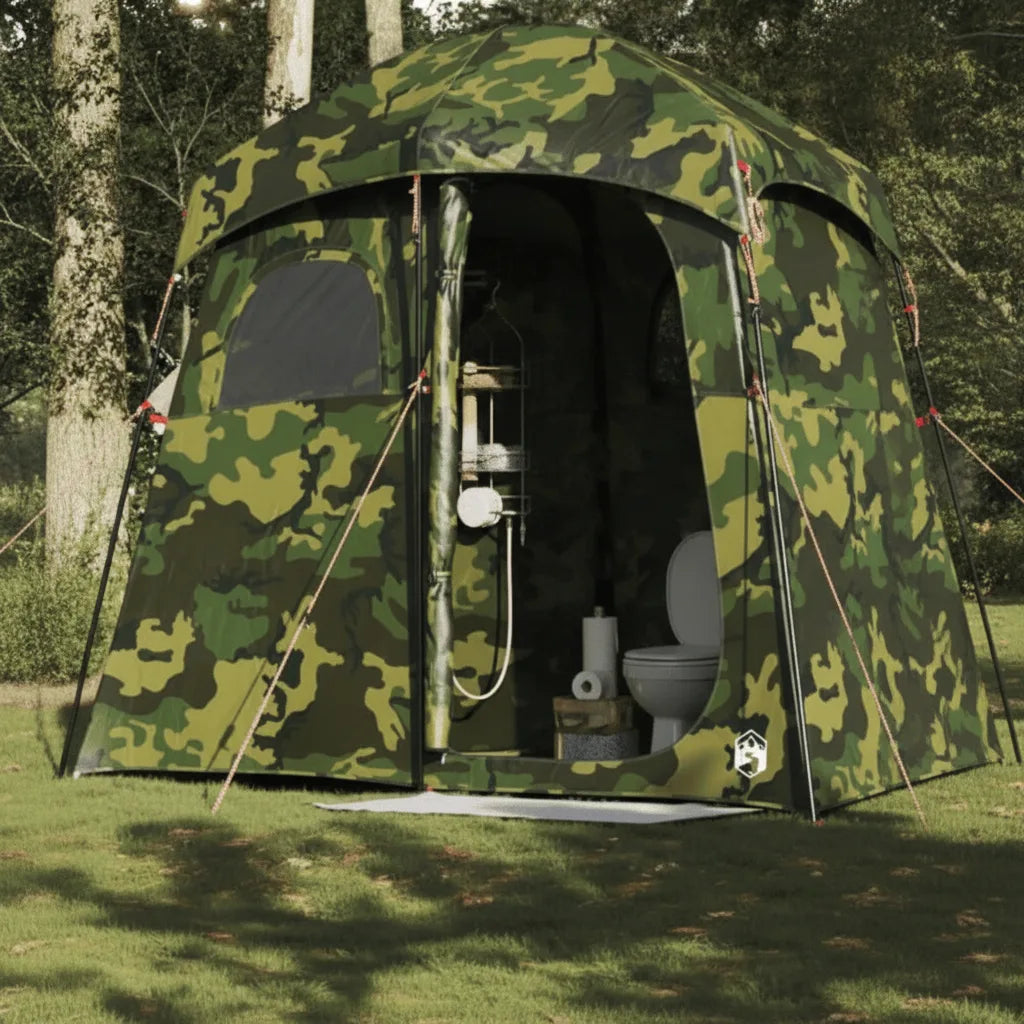 Tente de Douche Camping Polyvalente 2 Compartiments