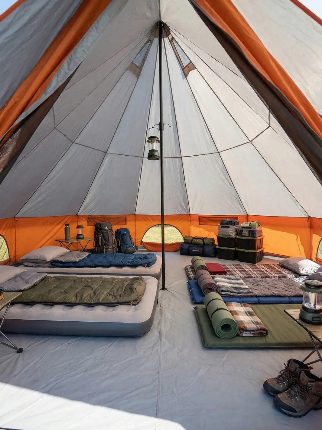Tente Tipi 8 Personnes 4 Saisons Confortable